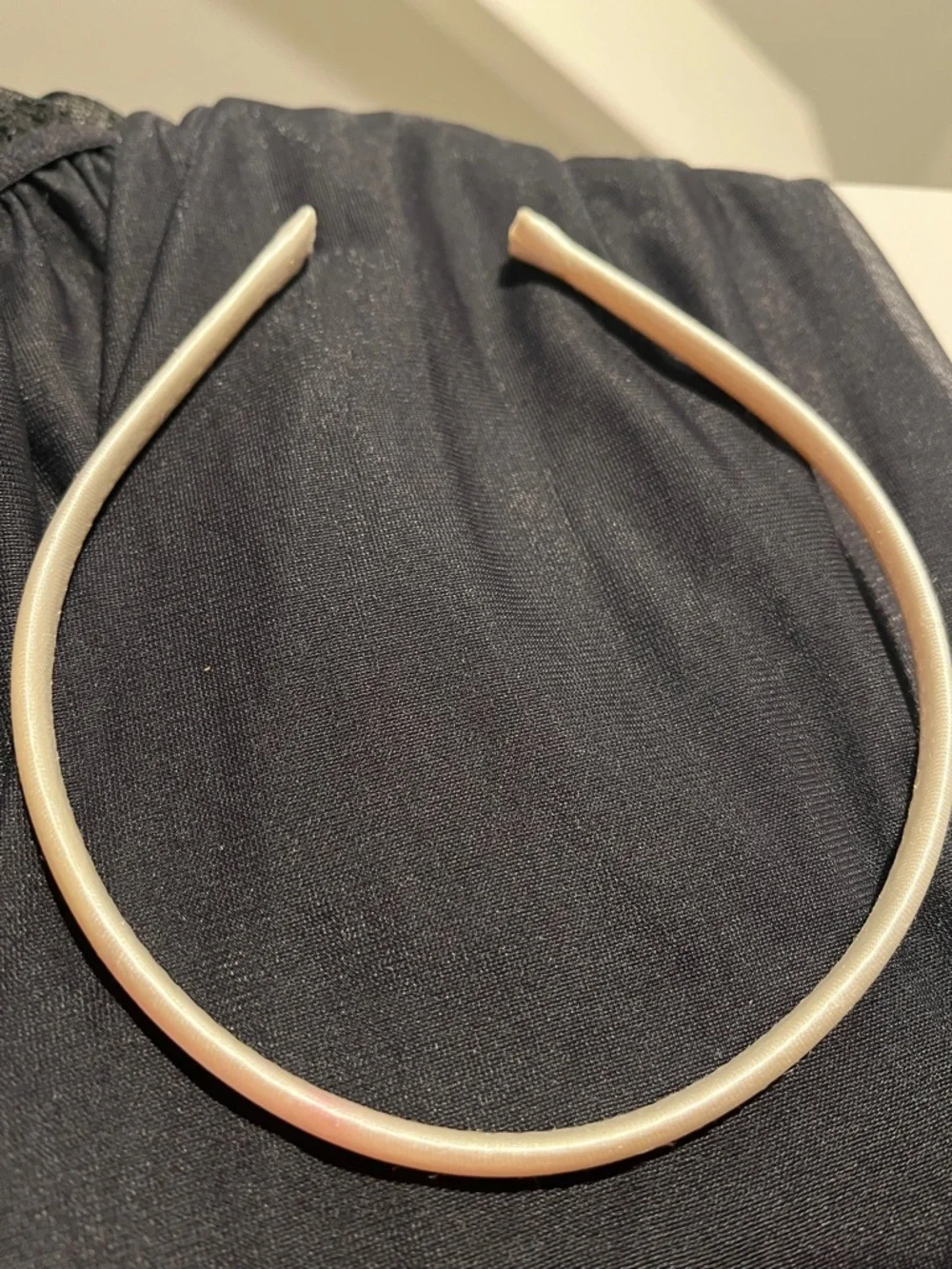 Satin Thin‎ Headband Head Band white ivory